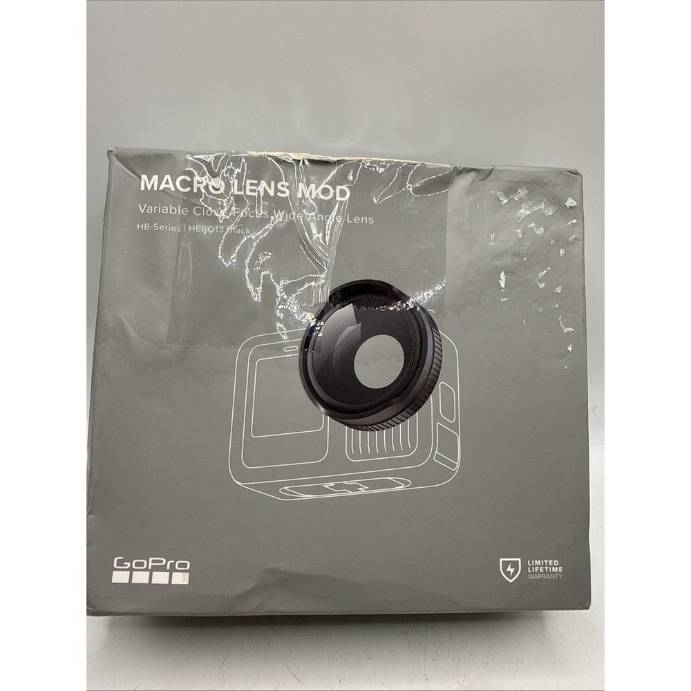 GoPro Macro Lens Mod HERO13 Black - Official GoPro Lens AAEWAL-021 NEW
